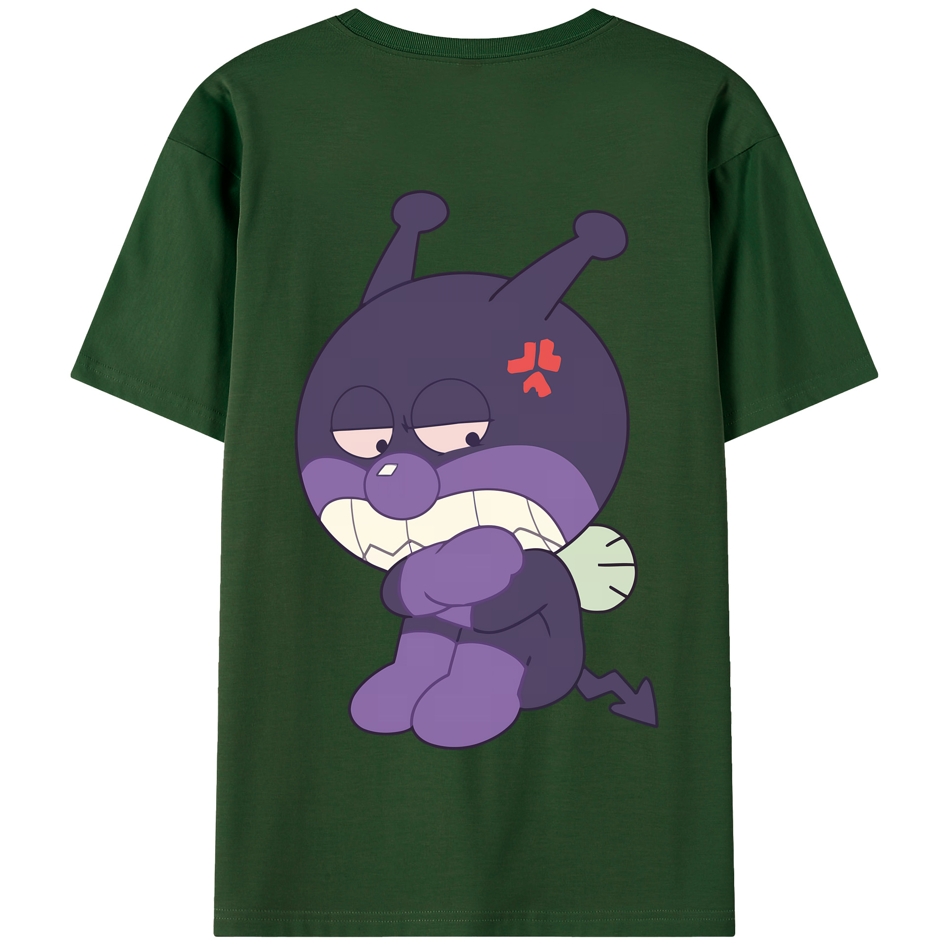 （画像用） アンパンマン Anpanman 綿100％半袖Tシャツ（背面プリント）